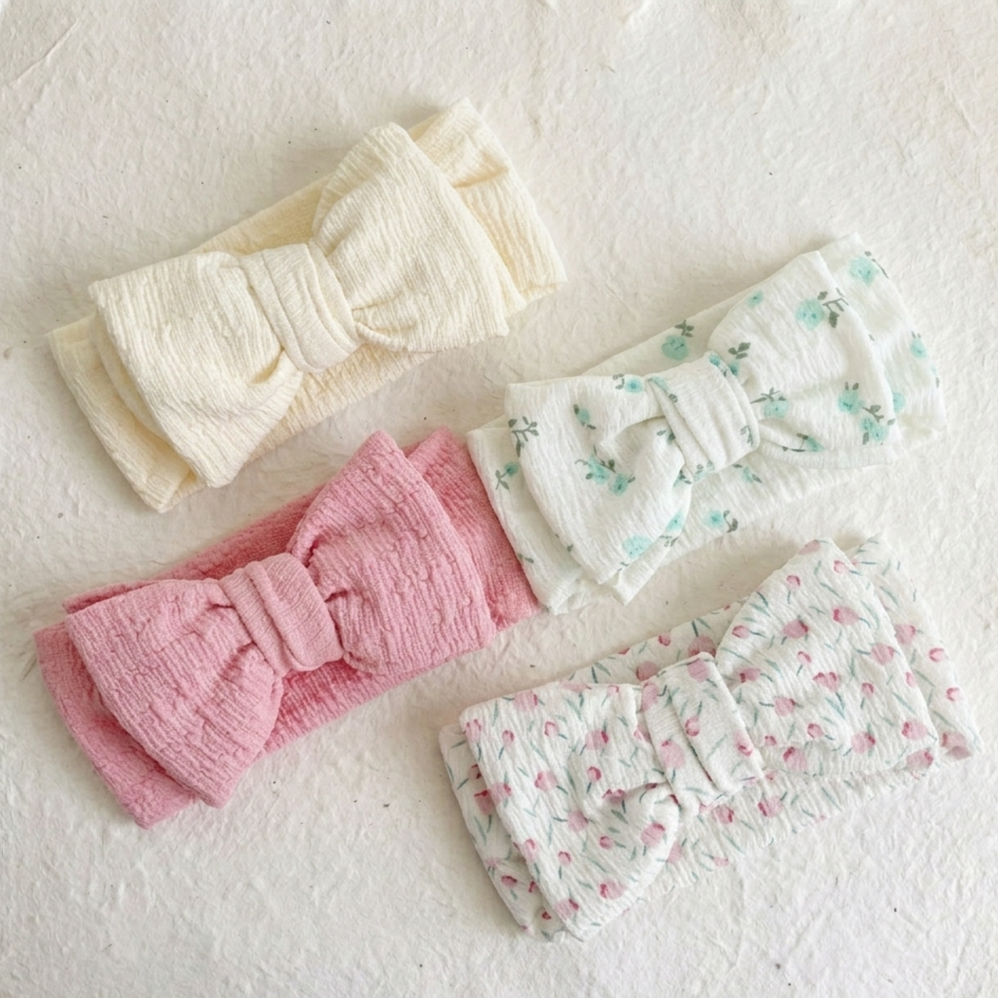 Pepper Baby Headband in Mint Floral