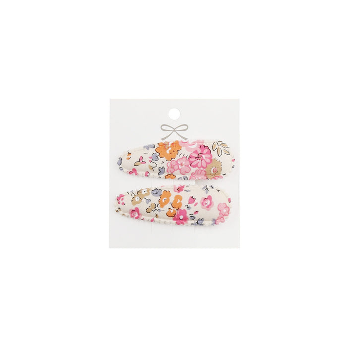 2-Piece Baby Girl Hair Clips Floral Print in #15