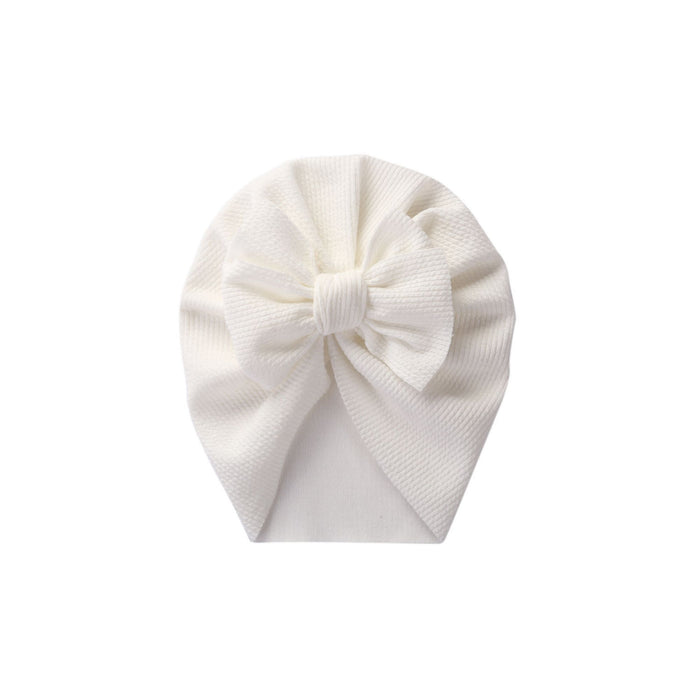 Aster Baby Turban in White