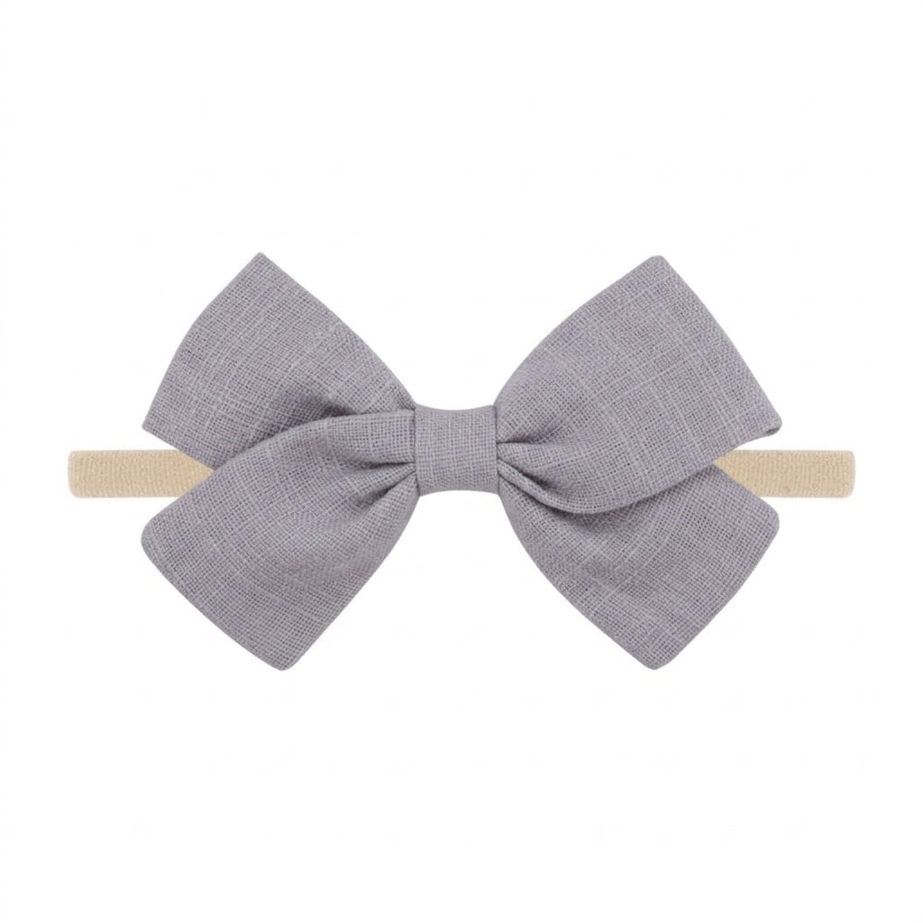 Tinka Tiny Bow in Grey