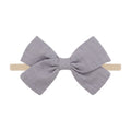 Tinka Tiny Bow in Grey