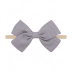 Tinka Tiny Bow in Grey