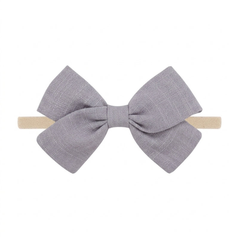 Tinka Tiny Bow in Grey