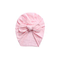 Fairy floss ear detail baby turban — Baby Bunny Ear Turban on white background