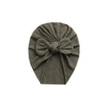 Sage ear detail baby turban — Baby Bunny Ear Turban on white background