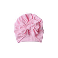 Baby turban — Baby Top Knot Bow Turban Pink on white background