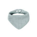 Sapphire cotton muslin baby bib — Baby Bandana Cotton Muslin Dribble Bib on white background