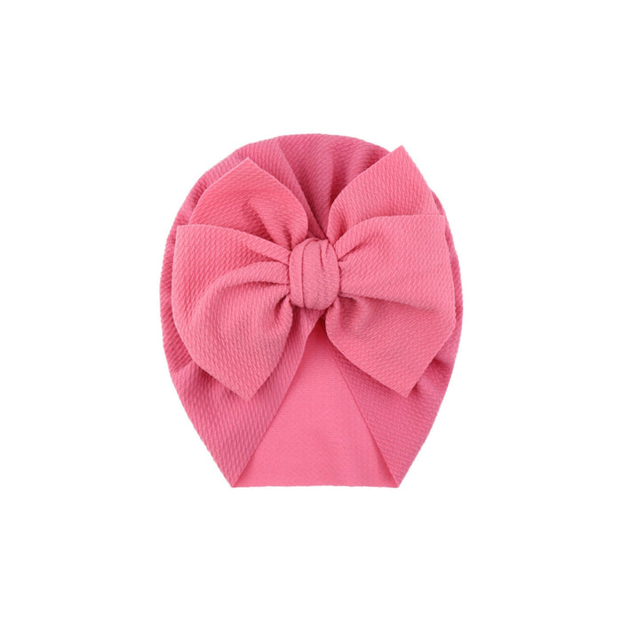 Calla Baby Turban Hat in Rose