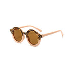 Coral Leopard Ava Baby Sunglasses UV400