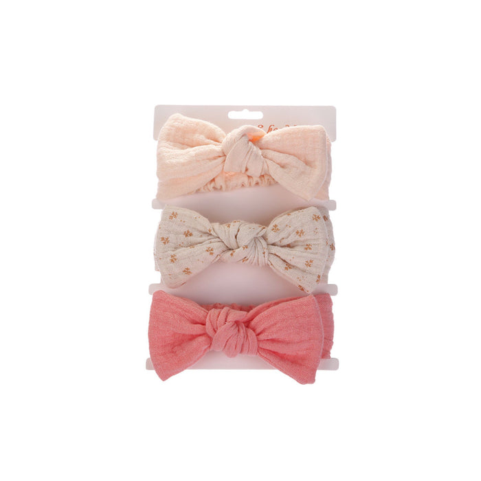 Cotton 3 Piece Baby Headband Set #6