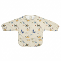 Dino Bites Waterproof Baby Smock Bib Long Sleeve