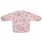 Fairy Castle Premium Waterproof Baby Smock Bib Long Sleeve