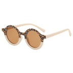 Ivory Leopard Ava Baby Sunglasses UV400