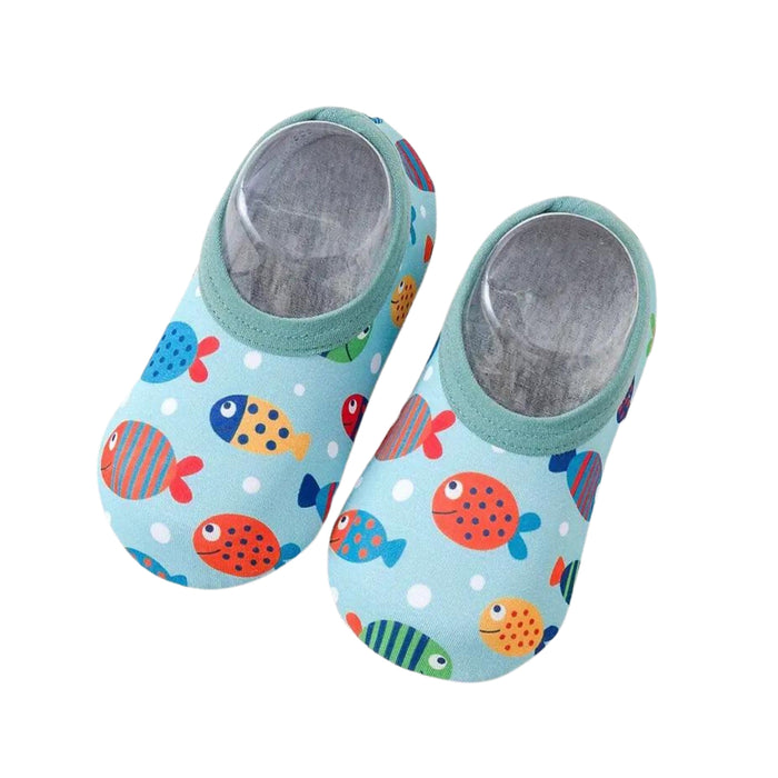 Baby Water Sock Shoes in Little Whales