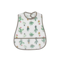 Baby bib — Little Cactus Waterproof Baby Smock Bib Short Sleeve on white background