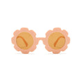 Ear detail baby sunglasses — Matte Coral Quinn Baby Sunglasses on white background