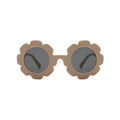 Ear detail baby sunglasses — Matte Latte Quinn Baby Sunglasses on white background