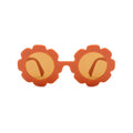 Ear detail baby sunglasses — Matte Rouge Quinn Baby Sunglasses on white background