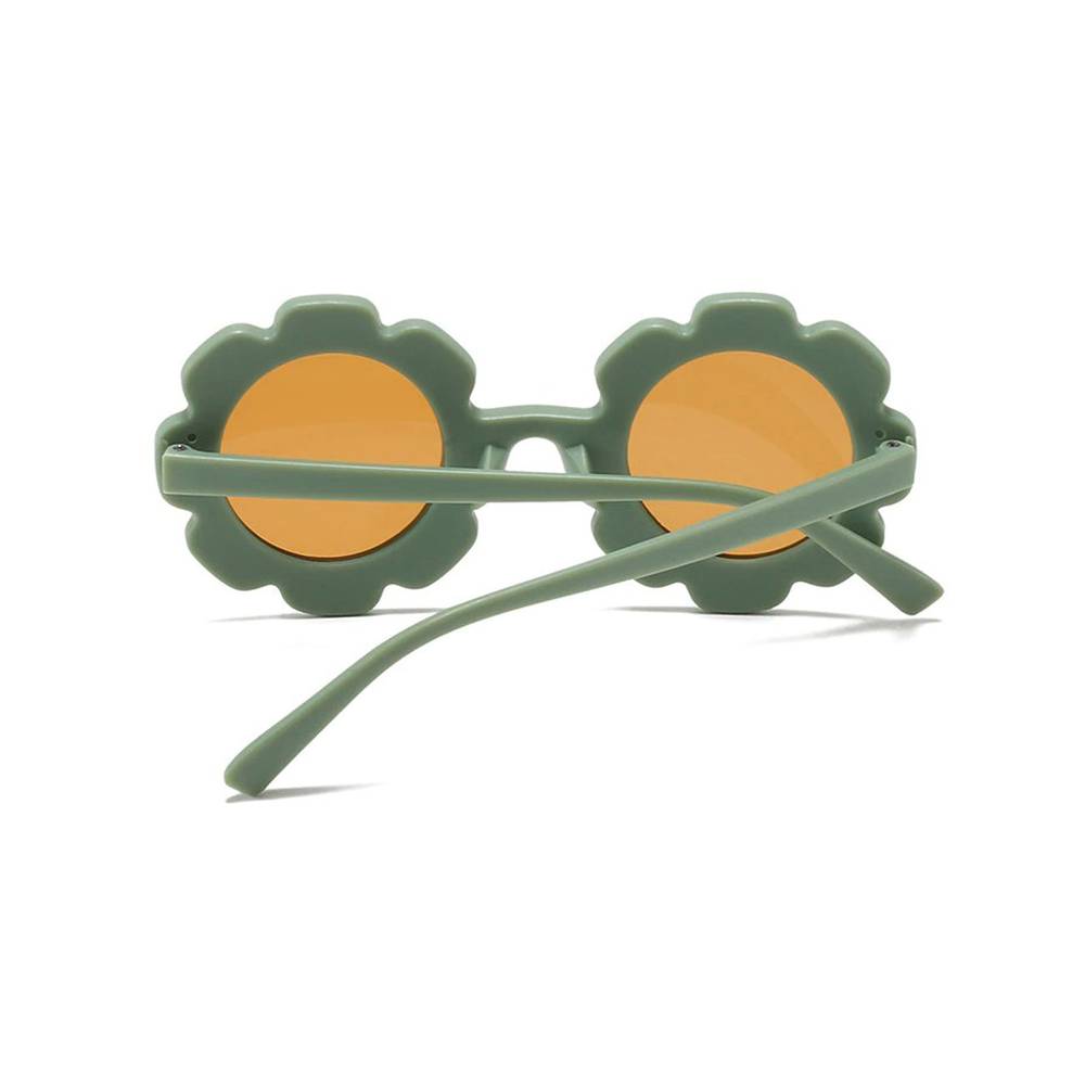 Matte Sage Quinn Baby Sunglasses — baby sunglasses size and scale reference