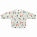 Moo-ving Day Waterproof Baby Smock Bib Long Sleeve