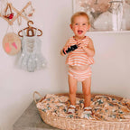 Snow White Weave Leather Baby Sandal — baby sandals gift-ready packaging and presentation