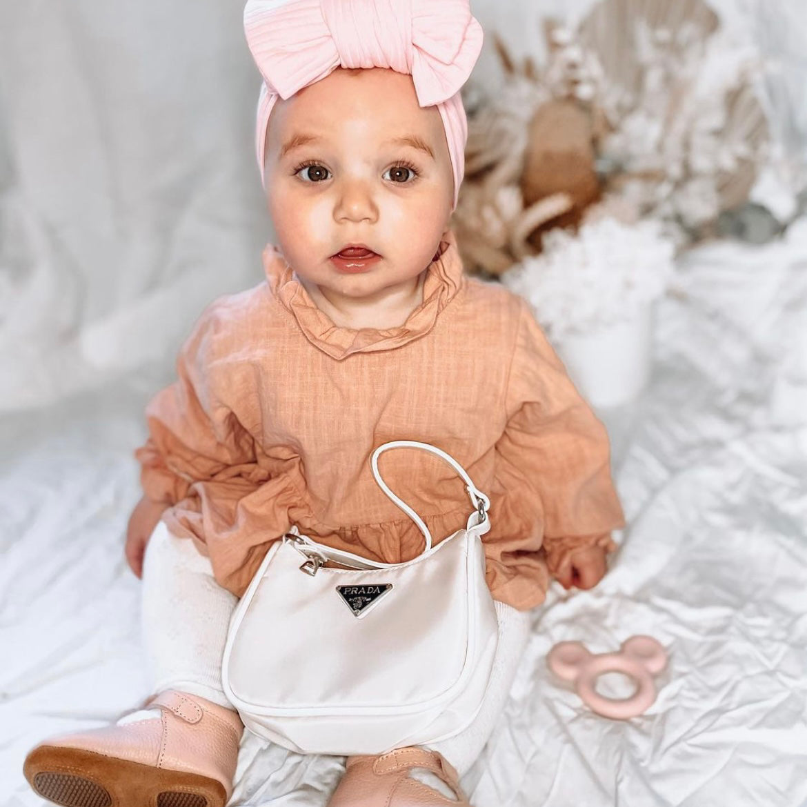 Wisp Pink Leather Baby T Bar Shoe — baby shoes gift-ready packaging and presentation