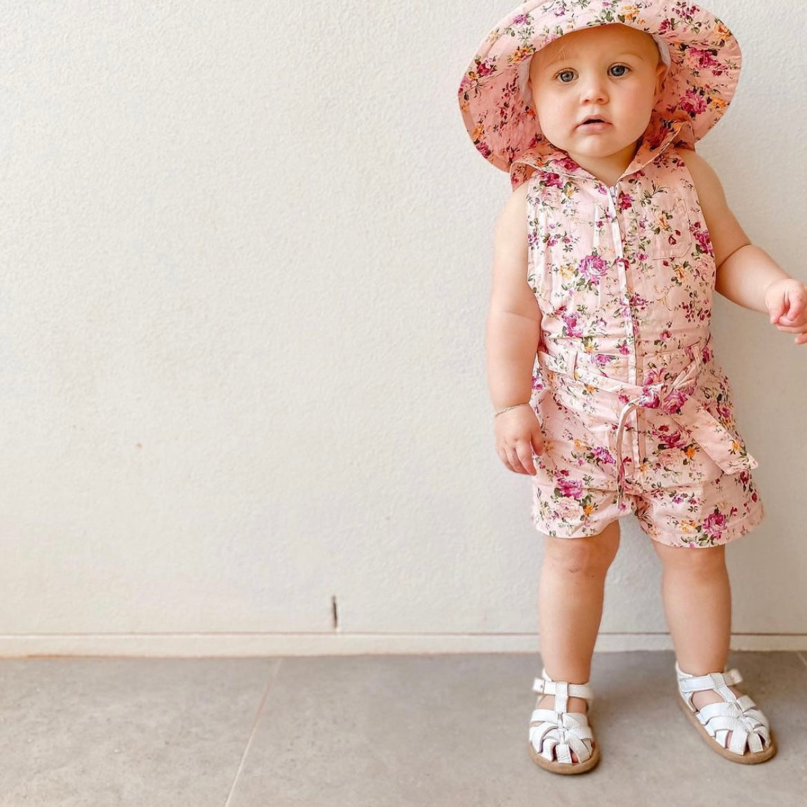 White Leather Baby Sandal — baby sandals gift-ready packaging and presentation