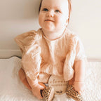 Cheetah Calf Hair Leather Baby T Bar Shoe — baby shoes gift-ready packaging and presentation