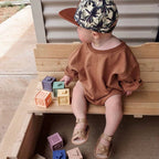 Tawny Weave Leather Baby Sandal — baby sandals gift-ready packaging and presentation