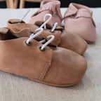 Teddy Baby Lace Up Oxford Bootie — baby booties colour swatch detail