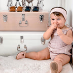 Wisp Pink Leather Baby T Bar Shoe — baby shoes size and scale reference