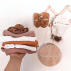 Nutmeg Wax Leather Baby Sandal — baby sandals colour swatch detail