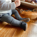 Nile Blue Leather Baby T Bar Shoe — baby shoes colour swatch detail