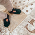 Woodsmoke Suede Leather Baby T Bar Shoe — baby shoes product styling