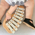 Woodsmoke Suede Leather Baby T Bar Shoe — baby shoes gift-ready packaging and presentation