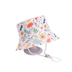 Ear detail baby hat — Petal Parade Baby Bucket Sun Hat on white background