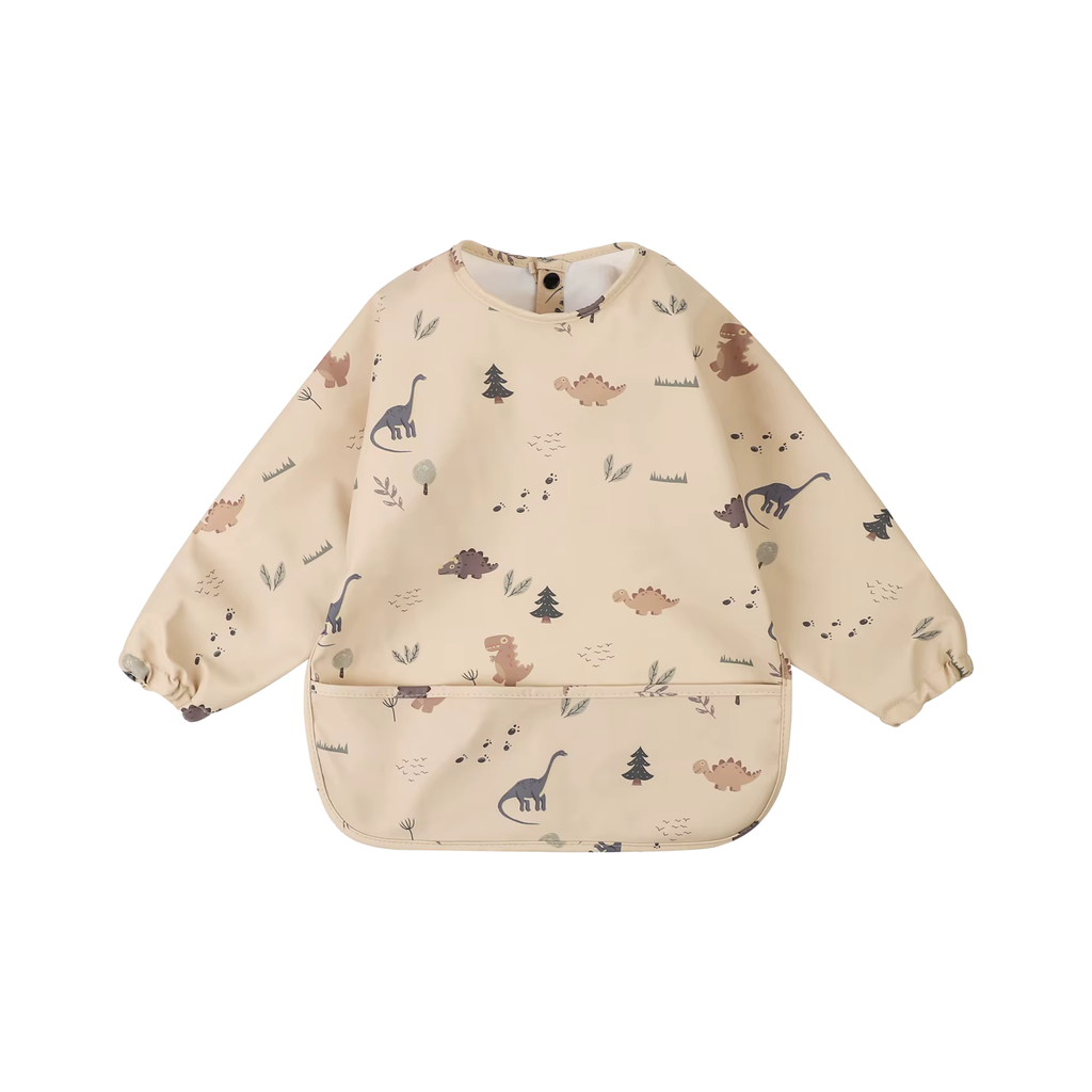 Rawr Patrol Premium Waterproof Baby Smock Bib Long Sleeve