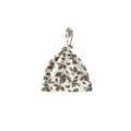 Fall forest fun cotton ear detail baby beanie — Baby Beanie Hat on white background