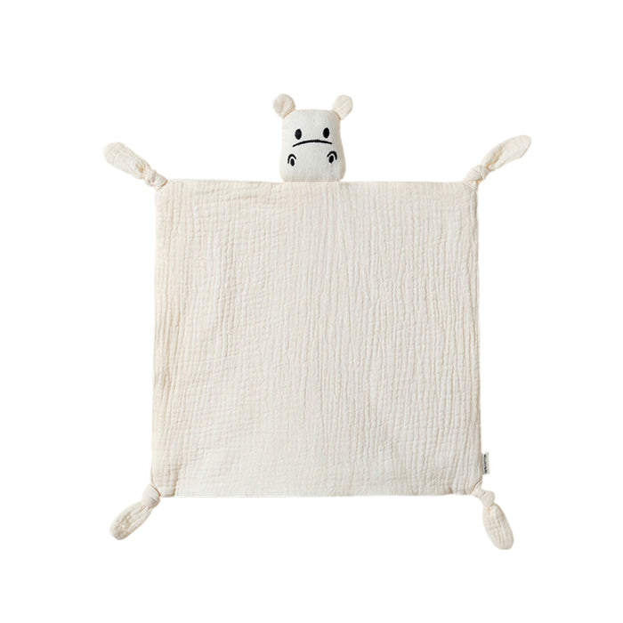 Cotton Baby Comforter Harry The Hippo in Ivory