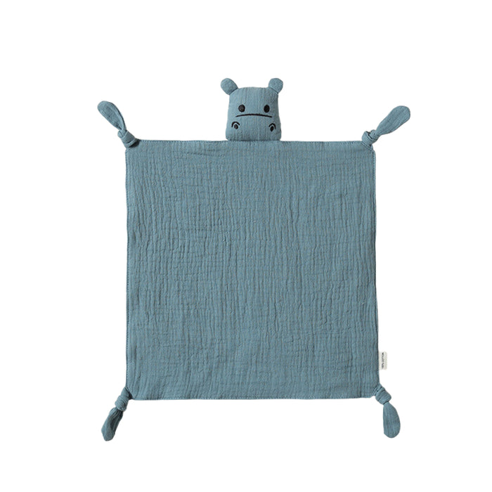 Cotton Baby Comforter Harry The Hippo in Teal