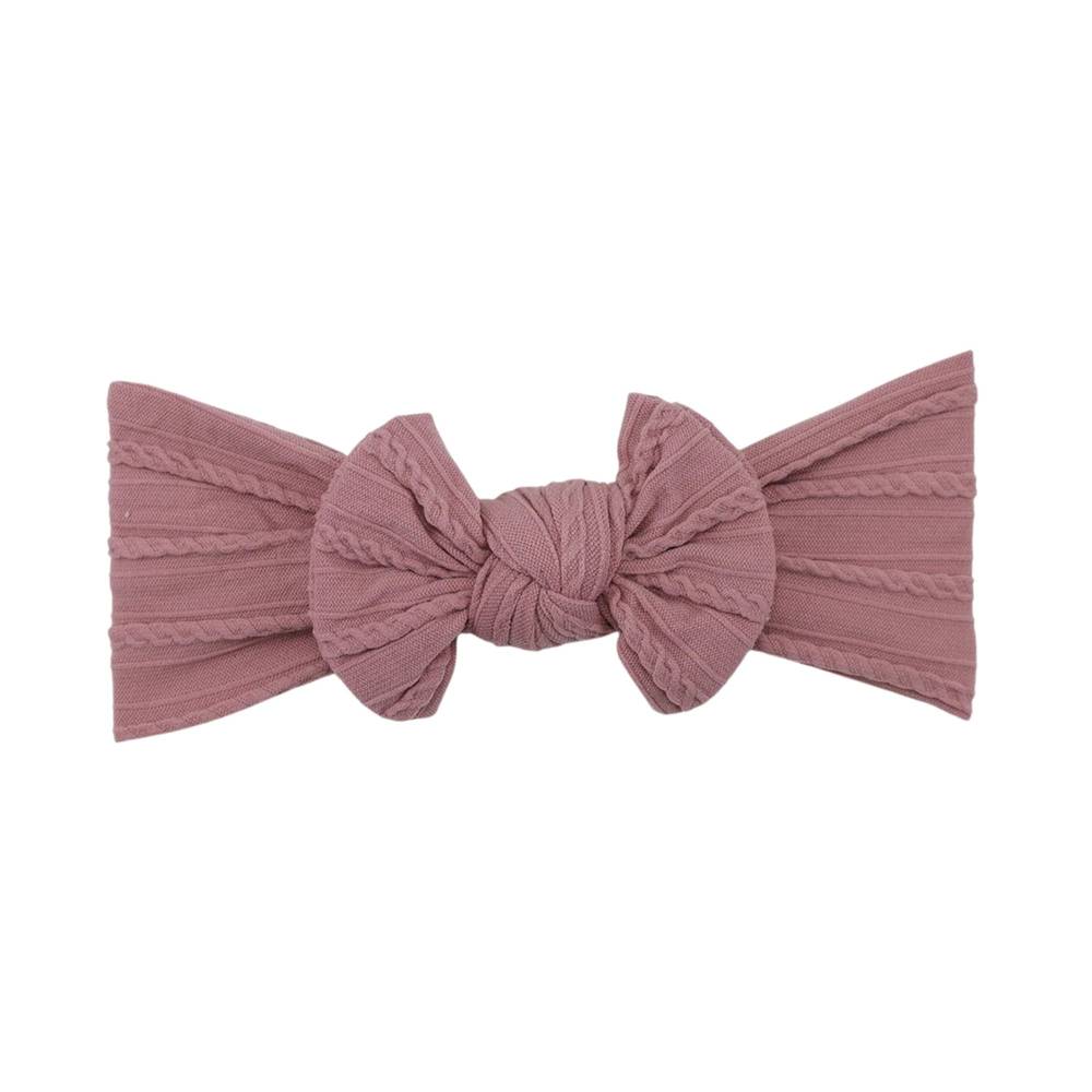 Flamingo Pink single bow baby headband