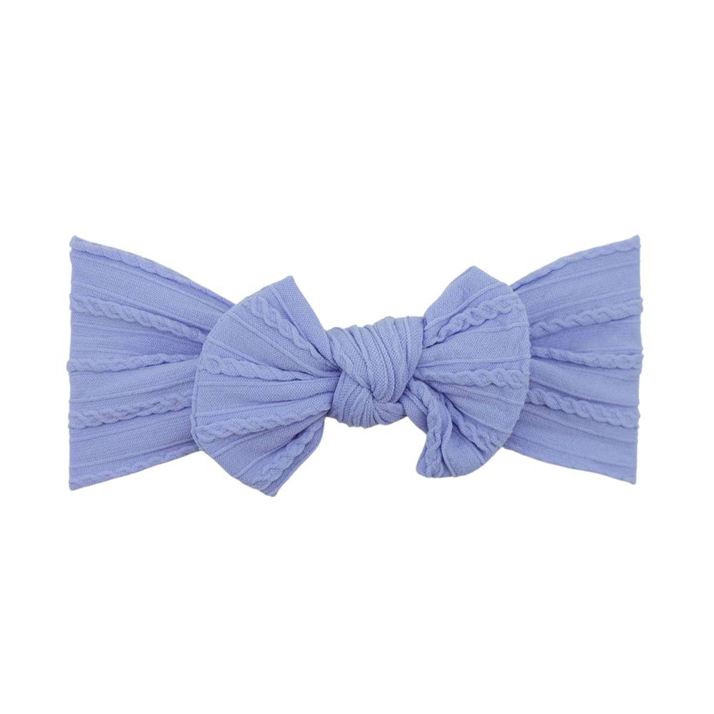 Lilac Purple single bow baby headband