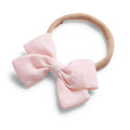 Fairy floss cotton baby hat — Tinka Tiny Bow on white background