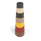 Baby wearing earthy baby hat — Silicone Baby Stacking Cups Bath & Beach