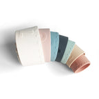 Silicone Baby Stacking Cups Bath & Beach in Pastel — pastel baby hat colour swatch detail