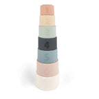 Silicone Baby Stacking Cups Bath & Beach in Pastel — baby hat gift-ready packaging and presentation