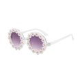 Daisy baby sunglasses — White Daisy Baby Sunglasses on white background