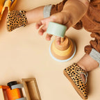 Cheetah Calf Hair Leather Baby T Bar Shoe — baby shoes product styling