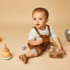 Cheetah Calf Hair Leather Baby T Bar Shoe — baby shoes gift-ready packaging and presentation