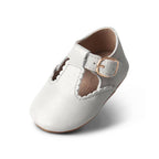 Cloud Grey Leather Baby T Bar Shoe — baby shoes product styling